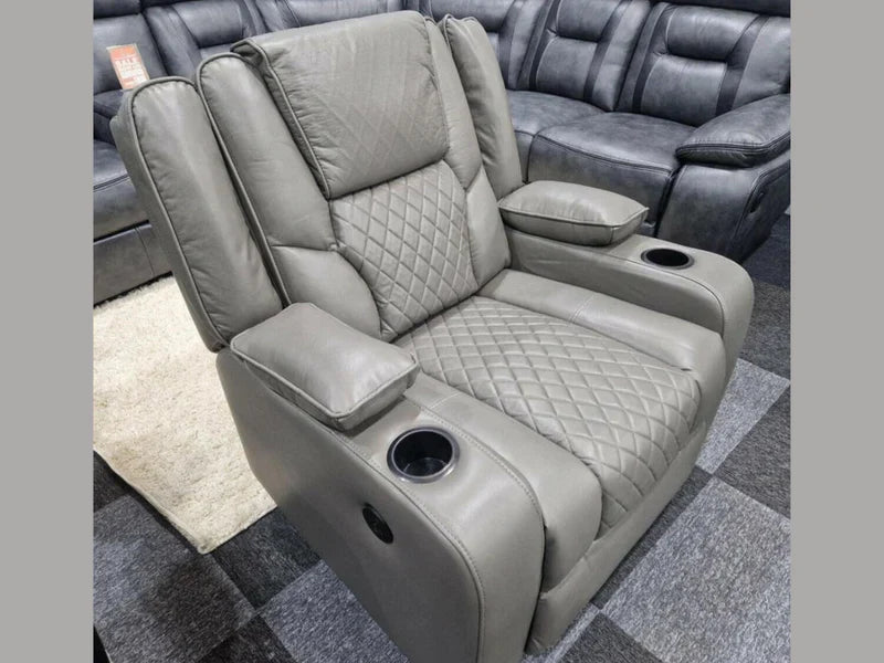 Orlando Electric Recliner Armchair Air Leather