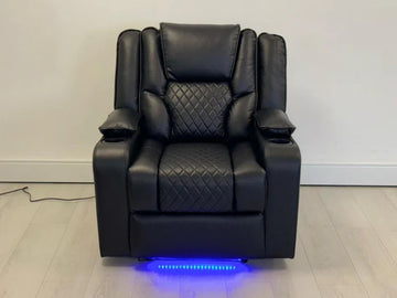 Orlando Electric Recliner Armchair Air Leather