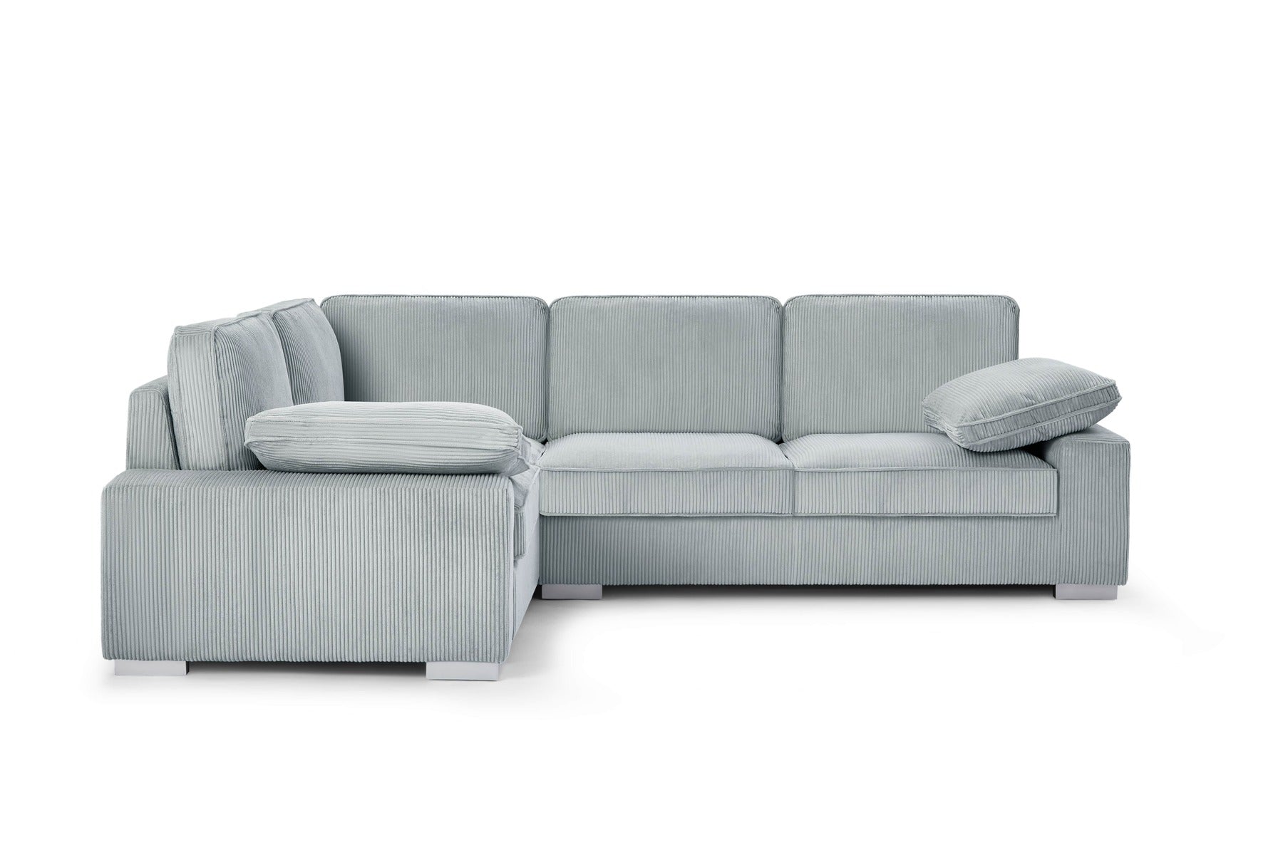 Savoy Left hand corner Jumbo Cord Grey