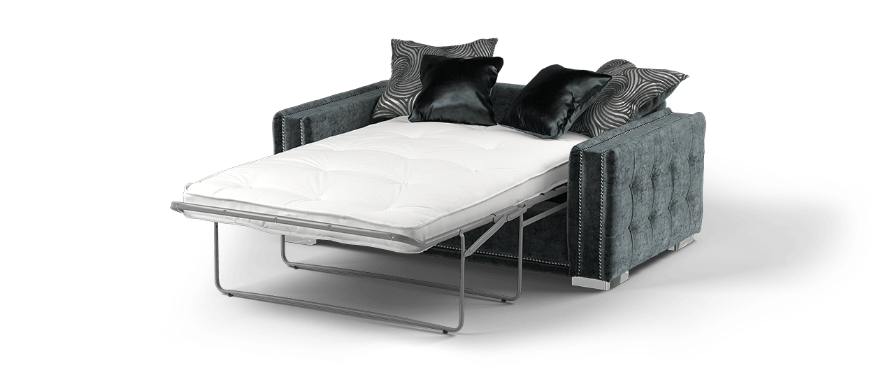 Midas Charcoal 2 Seater Deluxe Sofabed